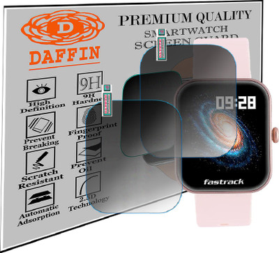 daffin Screen Guard for Fastrack Reflex Hello|BT Calling SMARTWATCH SCREENGUARD(Pack of 2)
