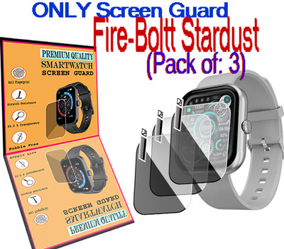 HIDEOUS Screen Guard for Fire Boltt Stardust(Pack of 3)