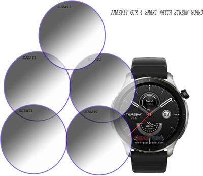 EJZATI Screen Guard for AMAZFIT GTR 4 SMARTWATCH(Pack of 5)