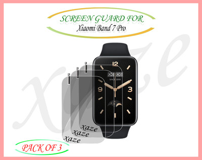 XAZE Screen Guard for Xiaomi Band 7 Pro Smartwatch(Pack of 3)