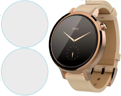 CUBES Screen Guard for Motorola Moto 360 42 mm (2nd Gen) | Soft and Flexible | Touch Sensitive | Unbreakable | Ultra Thin High Grade TPU Film ( Not a Tempered Glass )(Pack of 2)