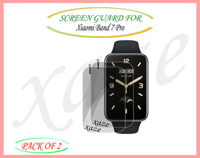 XAZE Screen Guard for Xiaomi Band 7 Pro Smartwatch(Pack of 2)