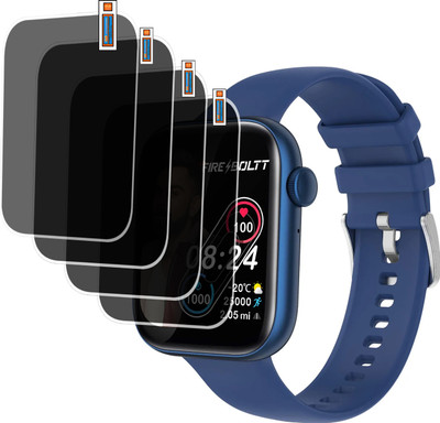 QZXCEON Screen Guard for Fire-Boltt Ring 3 SMARTWATCH SCREEN GUARD(Pack of 4)