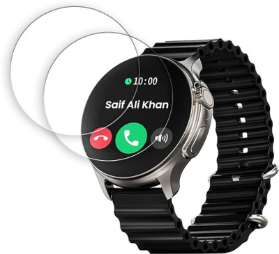 ARBAN Screen Guard for Boult Crown R Pro 1.43 inch Smartwatch Screen Protector | Anti-Scratch | Edge to Edge Full Coverage | 9H Hardness | Screen Guard(Pack of 2)