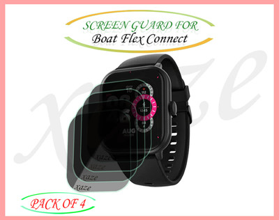 XAZE Screen Guard for Boat Flex Connect Smartwatch(Pack of 4)