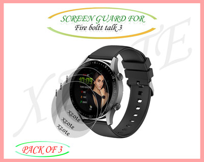 XAZE Screen Guard for Fire boltt talk 3 Smartwatch(Pack of 3)