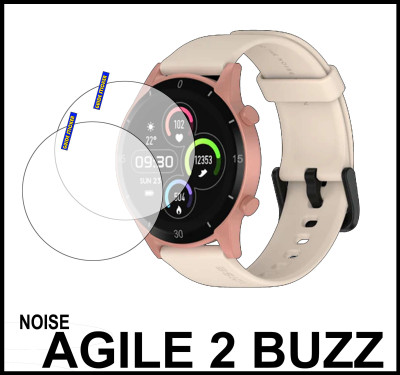 TWUAOP Screen Guard for NOISE AGILE 2 BUZZ(Pack of 2)