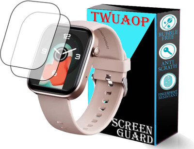 TWUAOP Screen Guard for BOAT STORM CALL 2 SMARTWATCH(Pack of 2)