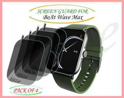 XAZE Screen Guard for boAt Wave Max Smartwatch(Pack of 4)