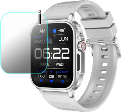 MOKPLZ Screen Guard for ALT HUNK SMARTWATCH(Pack of 1)
