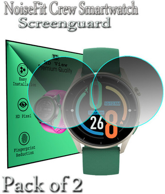 daffin Edge To Edge Screen Guard for NoiseFit Crew(Pack of 2)