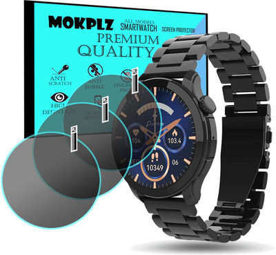 MOKPLZ Screen Guard for PEBBLE COSMOS VAULT SMARTWATCH(Pack of 3)