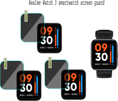 EJZATI Screen Guard for Realme Watch 3 smartwatch(Pack of 3)