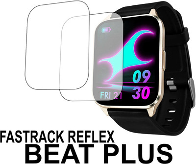 TWUAOP Screen Guard for FASTRACK REFLEX BEAT PLUS(Pack of 2)