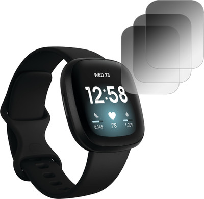 EJZATI Screen Guard for FITBIT VERSA 3 SMARTWATCH, SCREEN TEMPERED(Pack of 3)