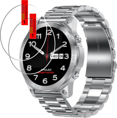 ICROMECK Screen Guard for FIRE BOLTT Dagger Luxe Smartwatch(Pack of 2)