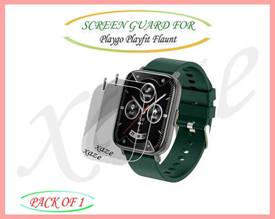 XAZE Screen Guard for Playgo Playfit Flaunt Smartwatch(Pack of 2)