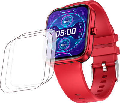 ejzatex Screen Guard for Fire-Boltt Wonder Smartwatch screen guard(Pack of 3)