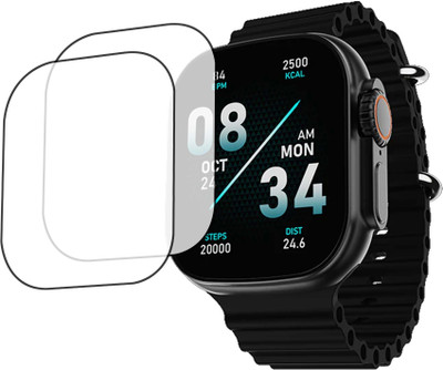 TWUAOP Screen Guard for BOAT WAVE GLORY SMARTWATCH(Pack of 2)