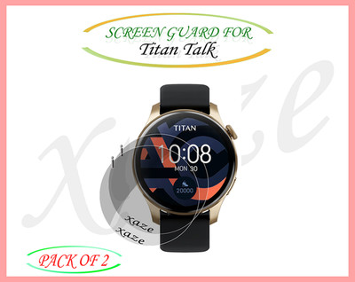 XAZE Screen Guard for Titan Talk Smartwatch(Pack of 2)
