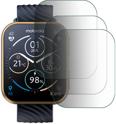 DOUMOF Screen Guard for Motorola Moto Watch 200 SMARTWATCH(Pack of 3)