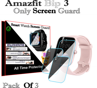 HIDEOUS Screen Guard for Amazfit Bip 3(Pack of 2)