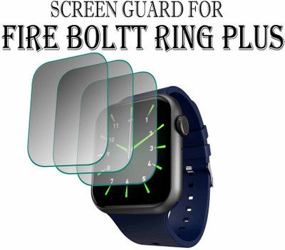 hirdesh Screen Guard for Fire-Boltt Ring Plus 1.91(Pack of 3)