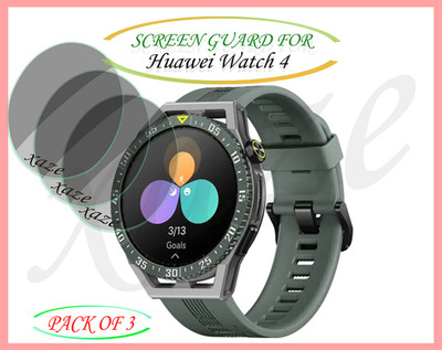 XAZE Screen Guard for Huawei Watch 4(Pack of 3)