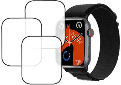 MOKPLZ Screen Guard for FIRE BOLTT VOGUE MARTWATCH(Pack of 3)