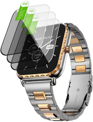 KHWABEEDA Screen Guard for FIRE BOLTT JEWEL LUXURY 1.85 SMART WATCH SCREEN GUARD (P-3)(Pack of 3)