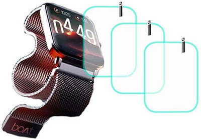 MOKPLZ Screen Guard for BOAT WAVE FURY SMARTWATCH(Pack of 3)