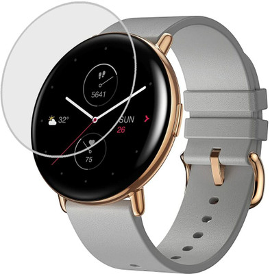 CUBES Screen Guard for Amazfit Zepp E Circle | 1.28 Inch | Soft and Flexible | Touch Sensitive | Unbreakable | Ultra Thin| Edge To Edge TPU Film ( Not a Tempered Glass )(Pack of 2)