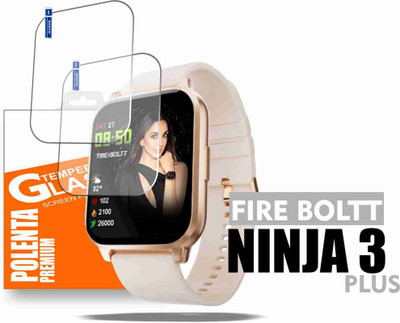 S9HUB Screen Guard for FIRE BOLTT NINJA 3 PLUS SMARTWATCH(Pack of 2)