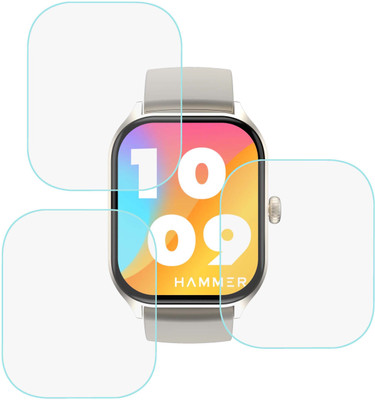 MOKPLZ Screen Guard for HAMMER POLAR SMARTWATCH(Pack of 3)