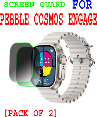 EJZATI Screen Guard for PEBBLE COSMOS ENGAGE SMARTWATCH(Pack of 2)