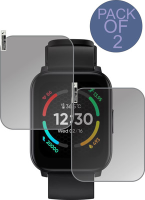 chakoor Screen Guard for Realme Techlife watch s100 SMARTWATCH(Pack of 2)
