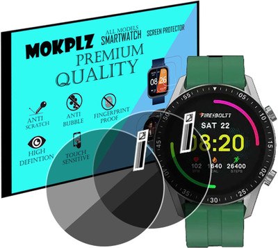 MOKPLZ Screen Guard for FIRE BOLTT TALK 3 SMARTWATCH(Pack of 2)