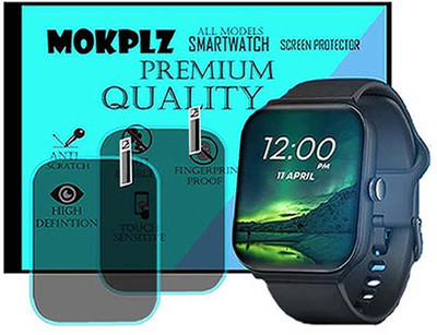 MOKPLZ Screen Guard for FASTRACK LIMITLESS FS1 SMARTWATCH(Pack of 2)