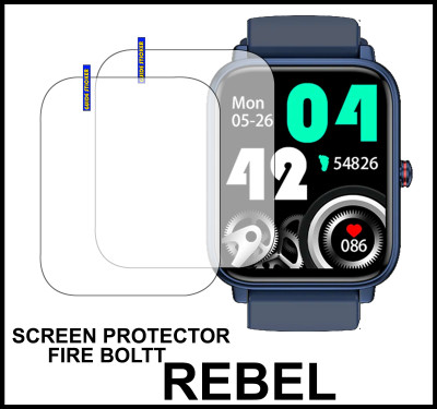 TWUAOP Screen Guard for FIRE BOLTT REBEL(Pack of 2)