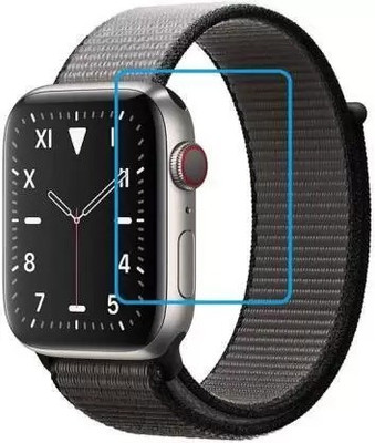 siglaciz Tempered Glass Guard for Apple watch edition series 5 (Pack 1)(Pack of 1)