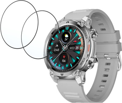 DVMART Screen Guard for (PO2) beatsXP Terra Smartwatch 1.39(Pack of 2)
