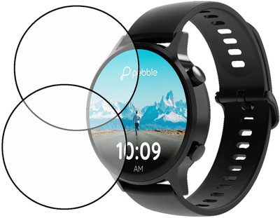 MOKPLZ Screen Guard for PEBBLE VAST SMARTWATCH(Pack of 2)
