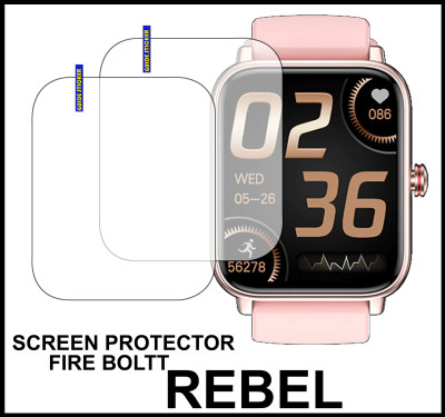 TWUAOP Screen Guard for FIRE BOLTT REBEL(Pack of 2)