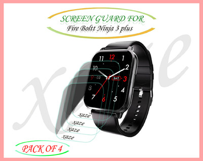 XAZE Screen Guard for Fire-Boltt Ninja 3 Plus Smartwatch(Pack of 4)