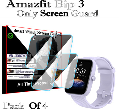 HIDEOUS Screen Guard for Amazfit Bip 3(Pack of 2)