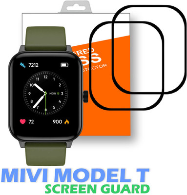 FINCH Screen Guard for MIVI MODEL T SMART WATCH SCREEN GUARD(Pack of 2)