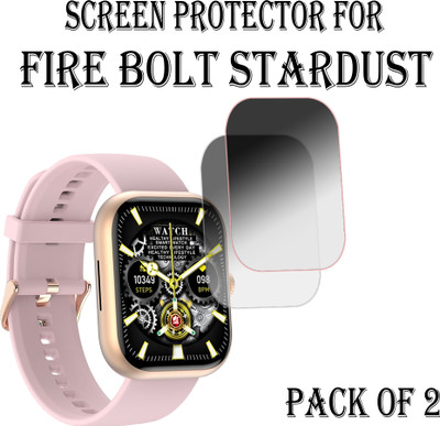 EJZATI Screen Guard for FIRE BOLTT STARDUST SMARTWATCH(Pack of 2)