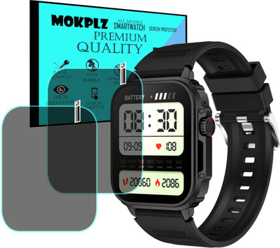 MOKPLZ Screen Guard for ALT HUNK SMARTWATCH(Pack of 2)