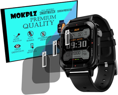 MOKPLZ Screen Guard for FIRE BOLTT TANK SMARTWATCH(Pack of 3)