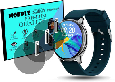 MOKPLZ Screen Guard for PEBBLE COSMOS LUXE 2.0 SMARTWATCH(Pack of 3)